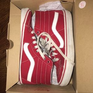Sk8-Hi Red Vans